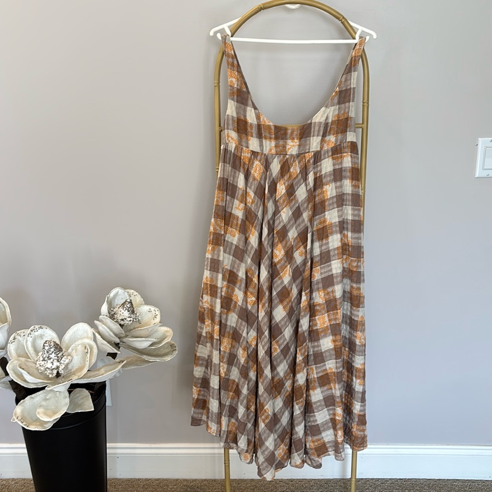 Super cute, cotton Urban Outfitters empire waist dress.